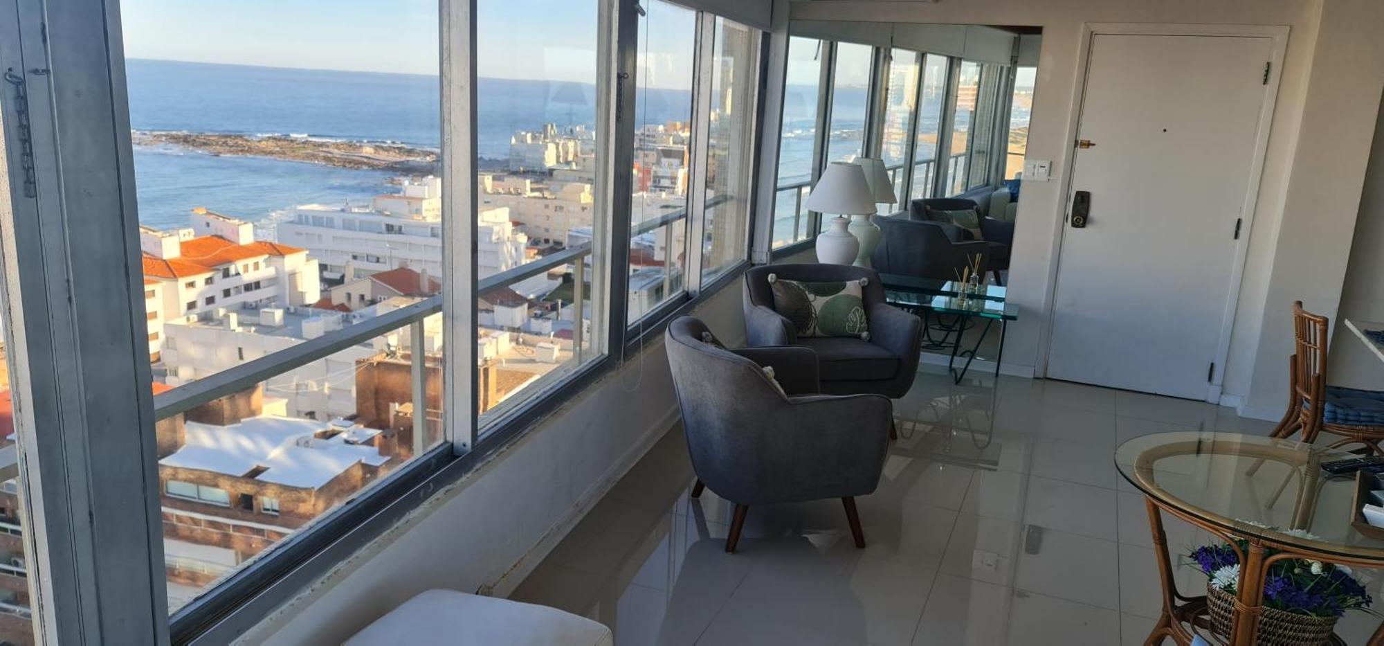 Apto 1011 Piso 10 Santos Dumont Excepcional Vista Al Mar Пунта-дель-Эсте Экстерьер фото